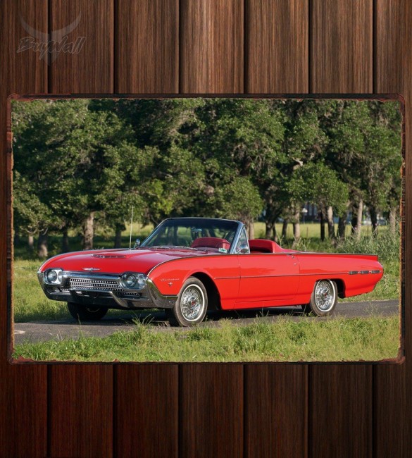Металлическая табличка Ford Thunderbird Sports Roadster 320 Металлическая табличка Ford Thunderbird Sports Roadster 320